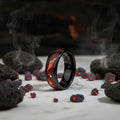 Bague Magma Flamboyant en Acier Inoxydable 316L
