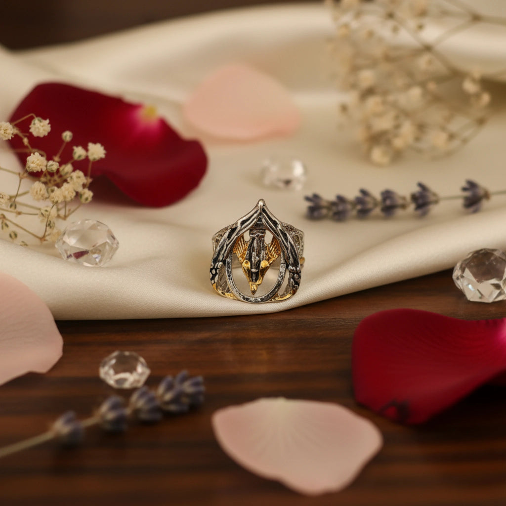 Bague Vierge Marie "Icône Céleste"