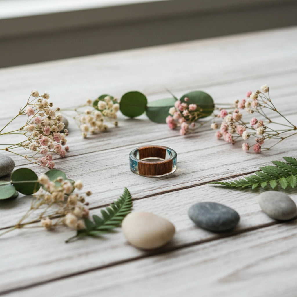 Bague Océan Mystique – Éclat du Bleu & Or