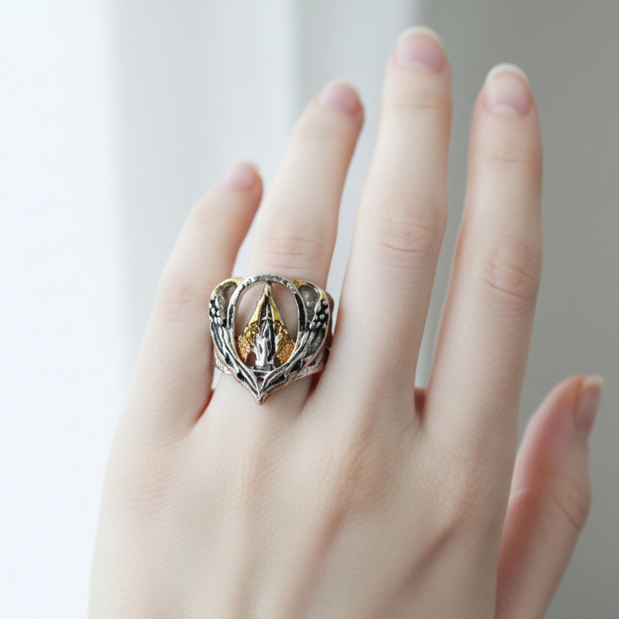 Bague Vierge Marie "Icône Céleste"