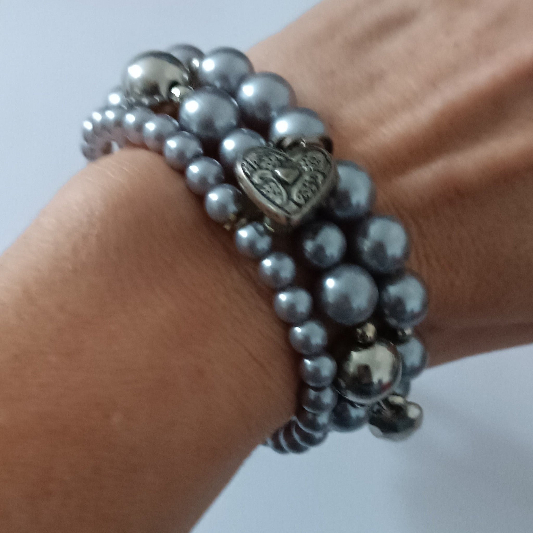 Bracelet Multi-Rangs "Perles d'Automne"