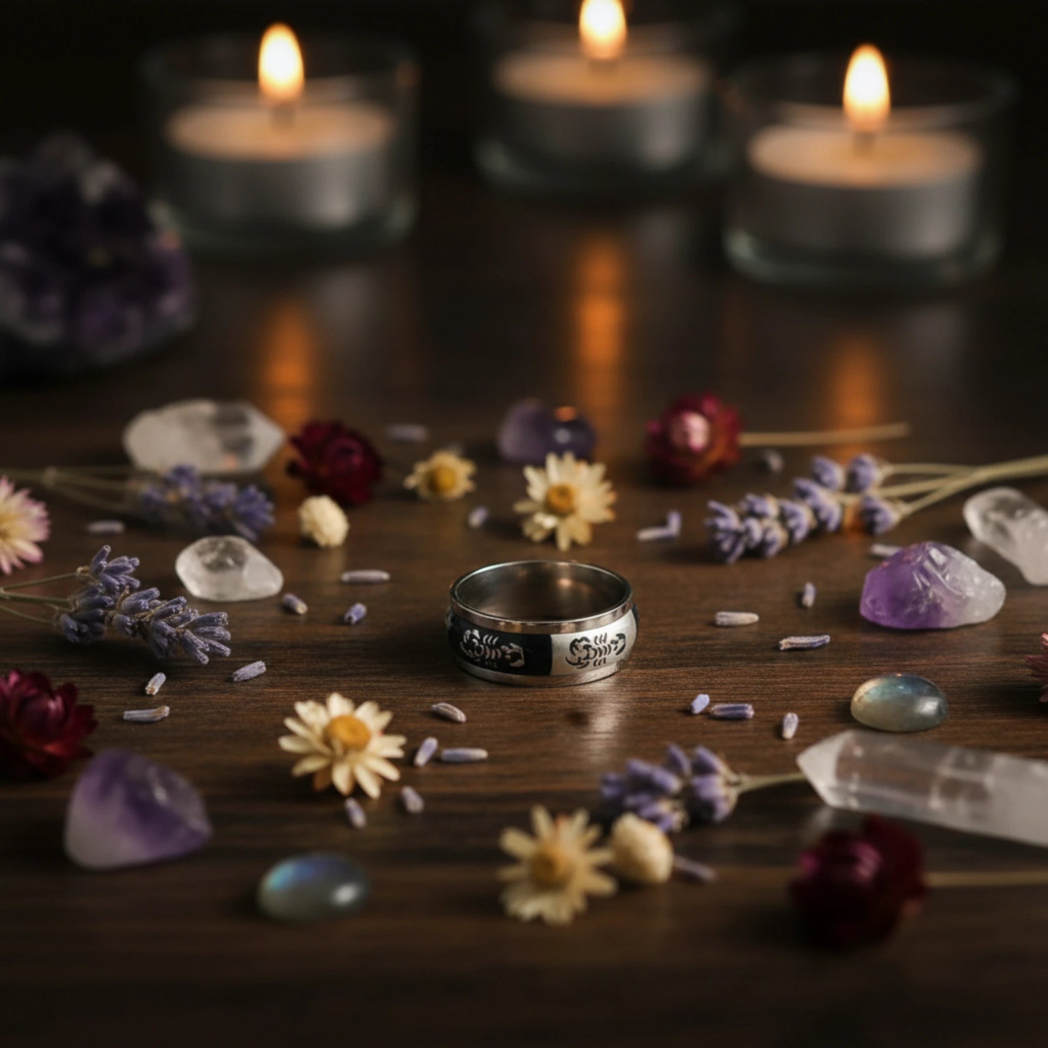 Bague "Scorpion Totem" – Anneau en Acier Inoxydable