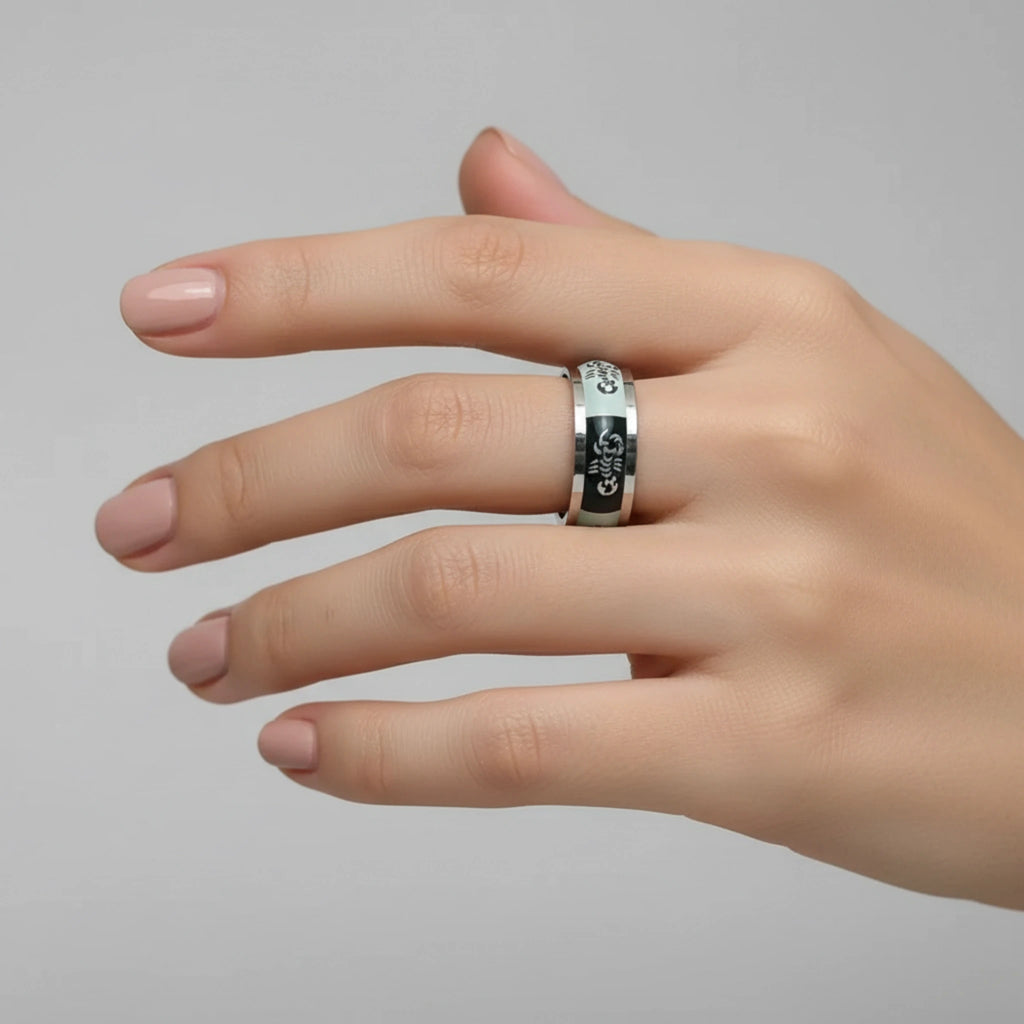 Bague "Scorpion Totem" – Anneau en Acier Inoxydable
