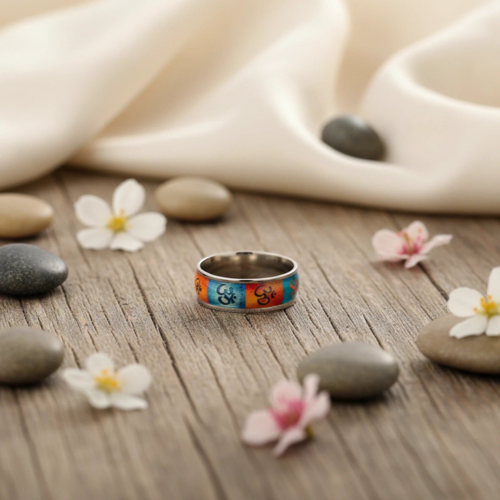 Bague "Mantra" – Anneau Spirituel Om