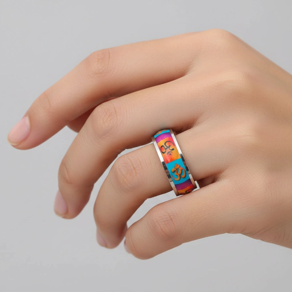 Bague "Mantra" – Anneau Spirituel Om