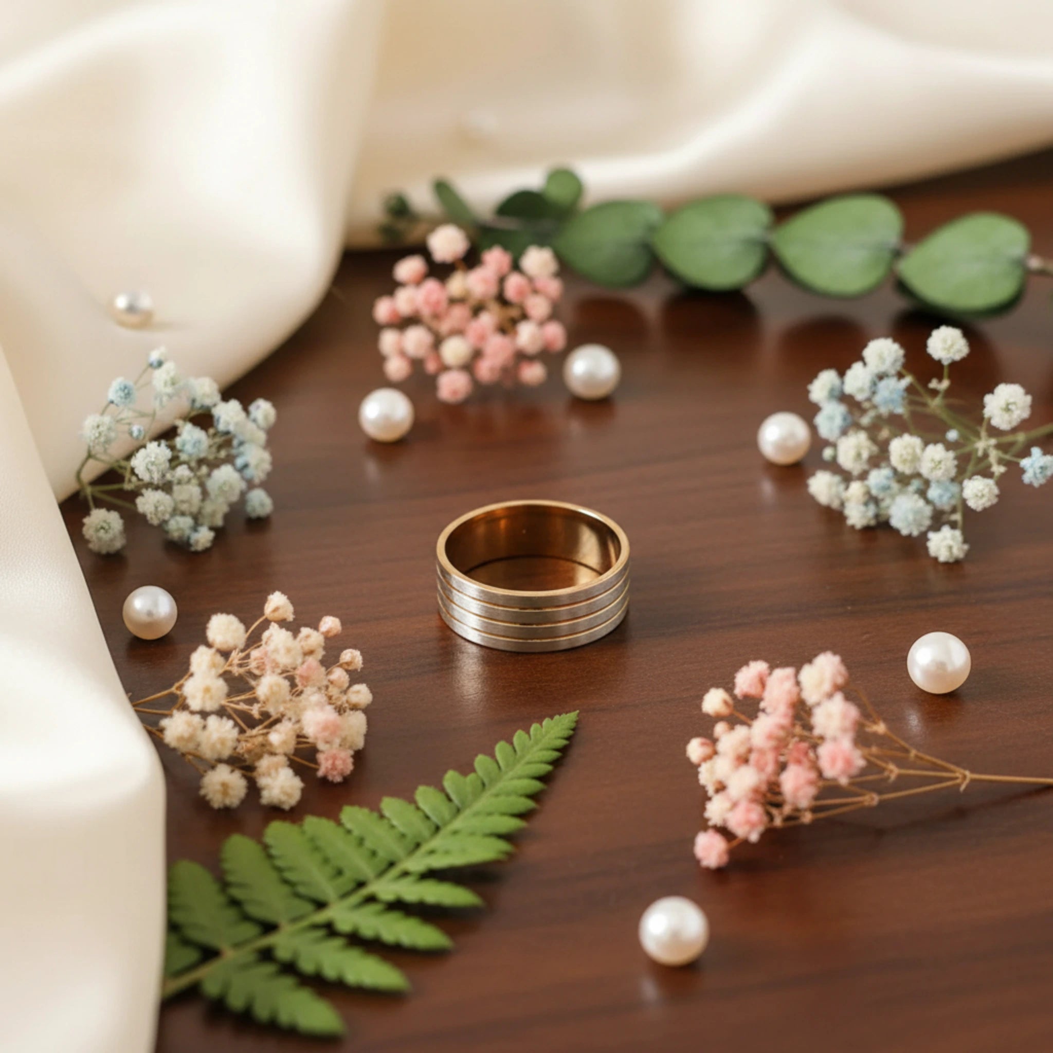 Bague "Sillage Doré"