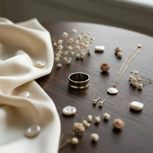 Bague "Canyon Noir" – Élégance Architecturale en Acier
