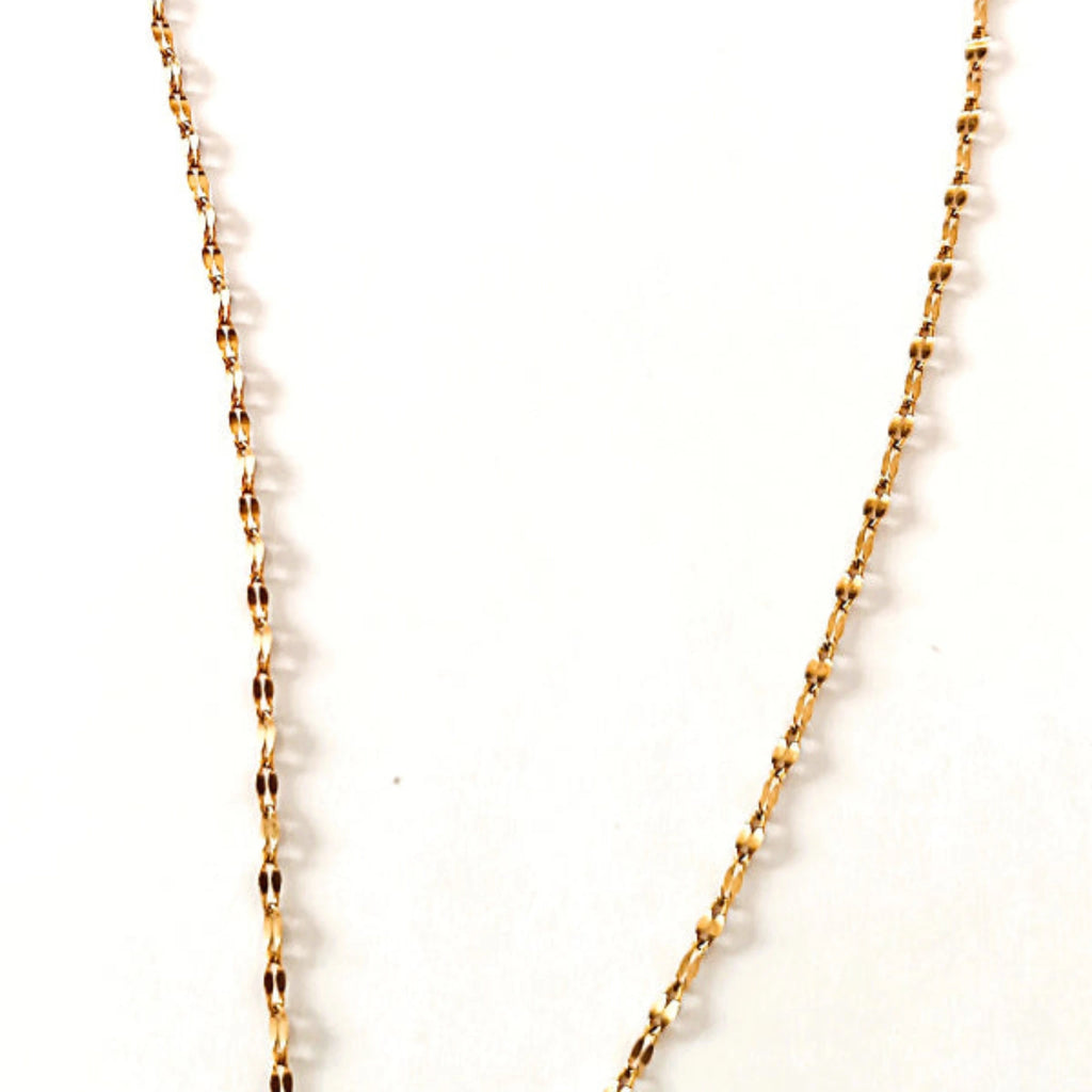 Collier doré en acier inoxydable