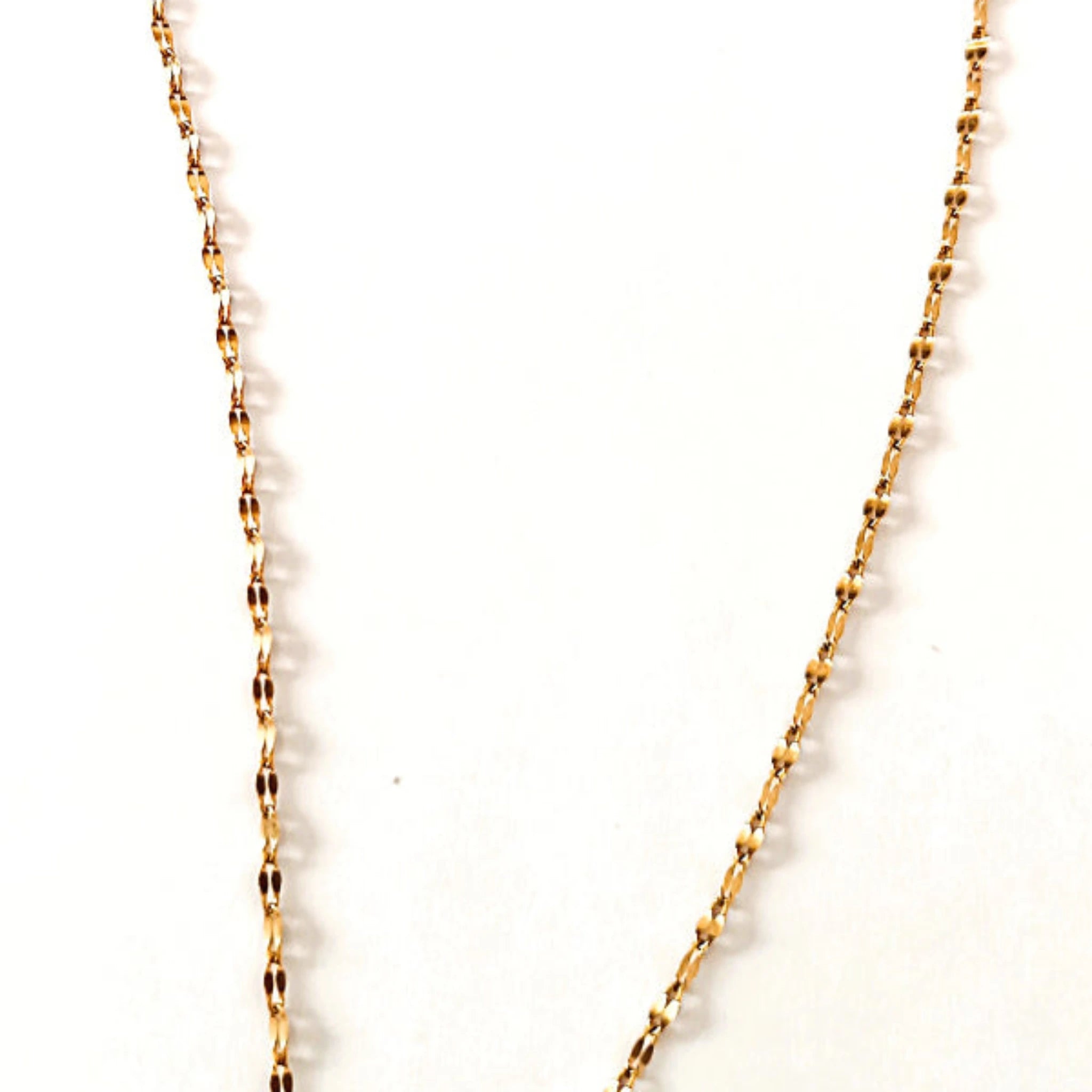 Collier doré en acier inoxydable