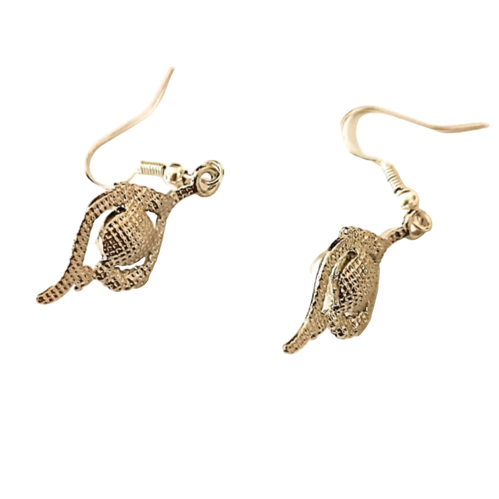 Boucles d'Oreilles "Vague de Nacre" – Argenté & Perles