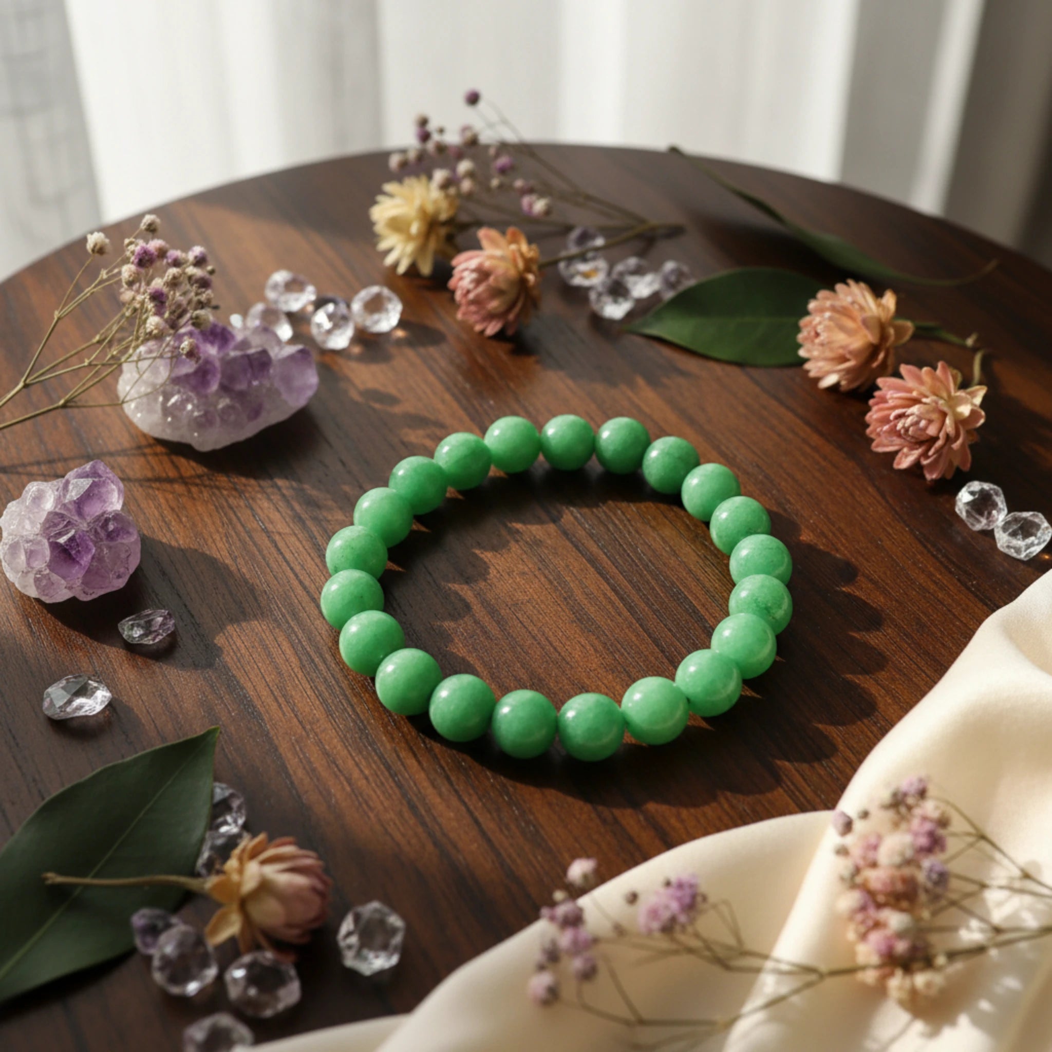 Bracelet Éclat de Nature – Vert Vibrant