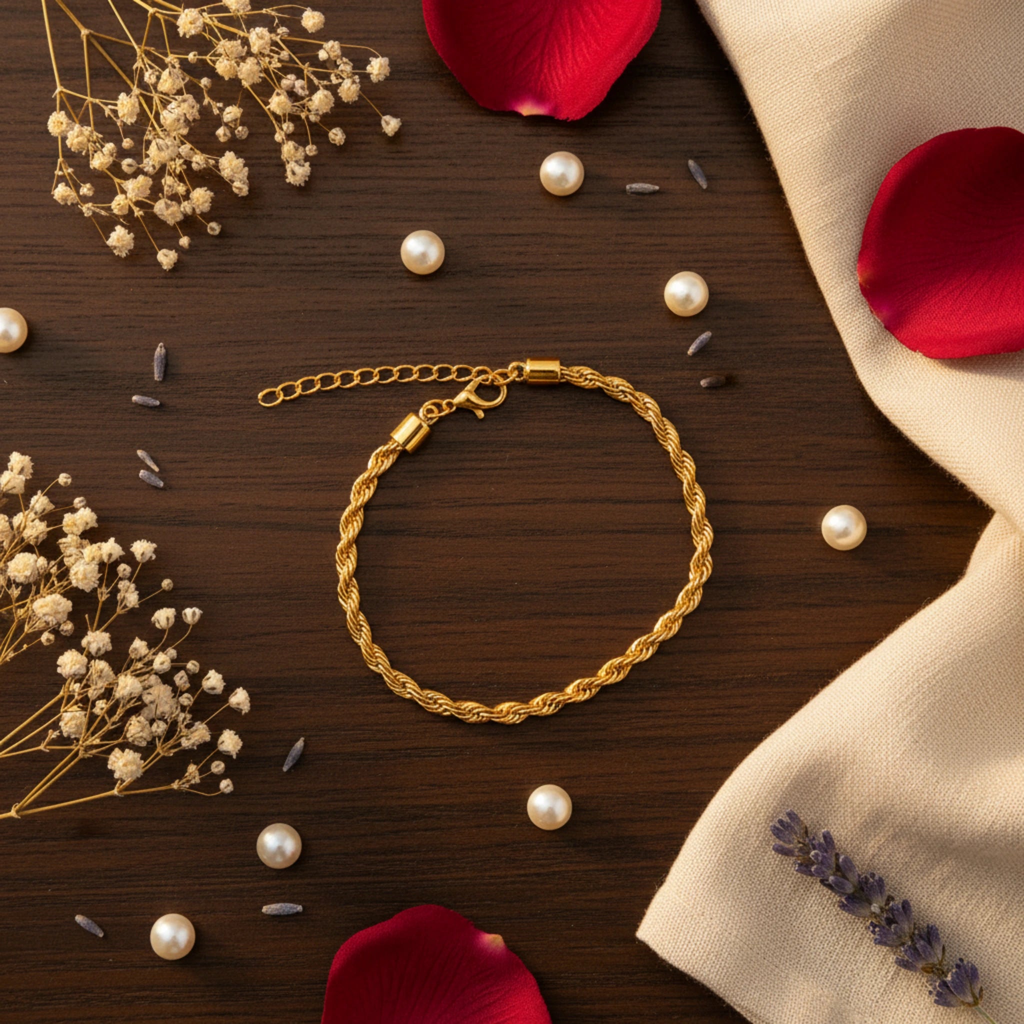 Bracelet Chaîne Torsadée "Aria" 