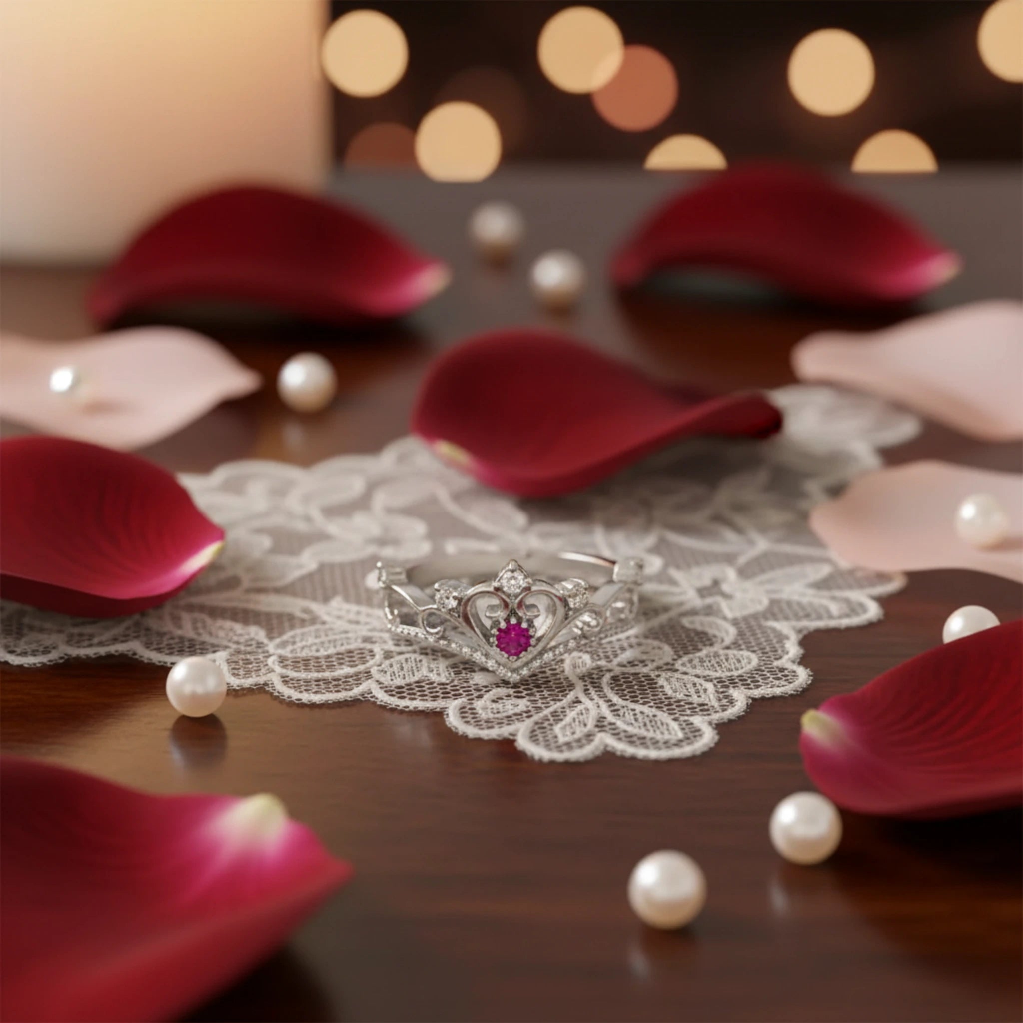 Bague "Majesté Royale" – Anneau Couronne Serti de Cristaux