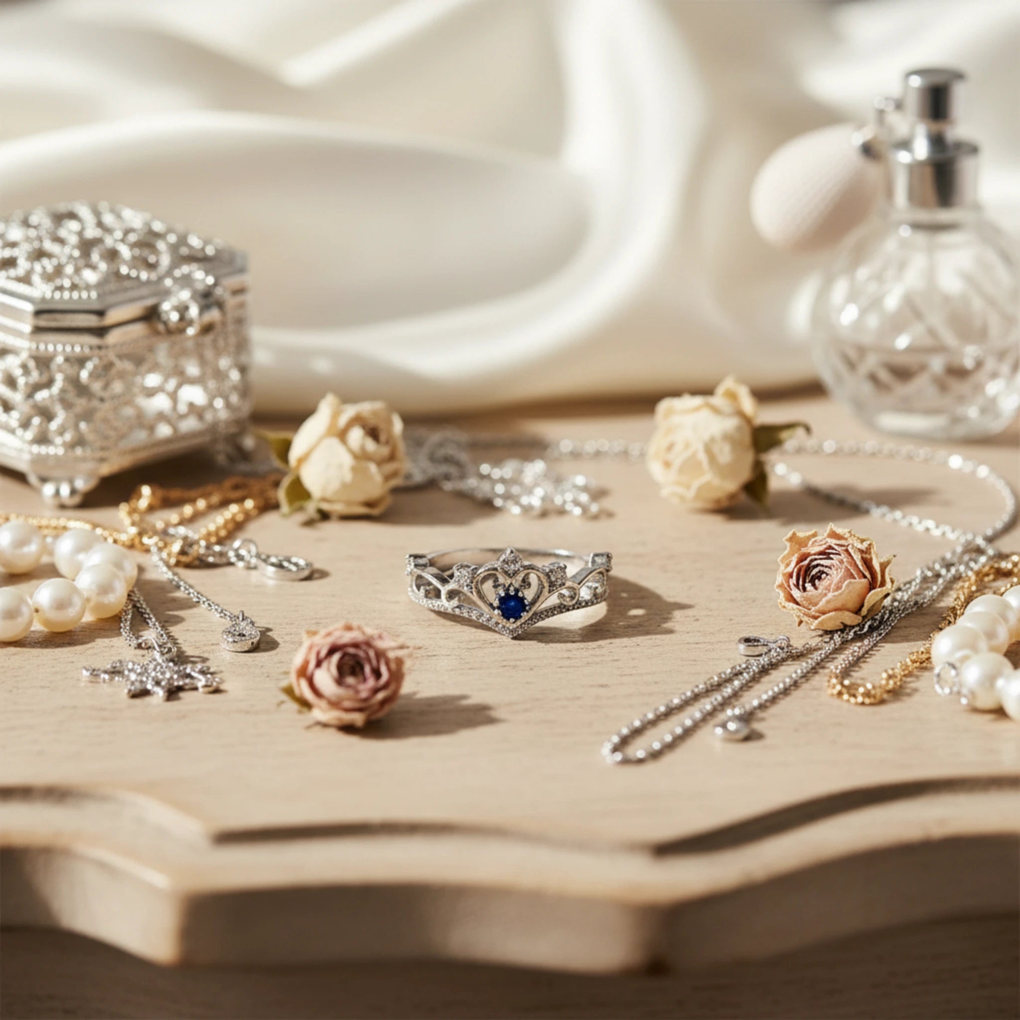 Bague "Majesté Royale" – Anneau Couronne Serti de Cristaux