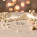 Boucles d’Oreilles "Flocon de Neige" – 100% Plastique Hypoallergénique