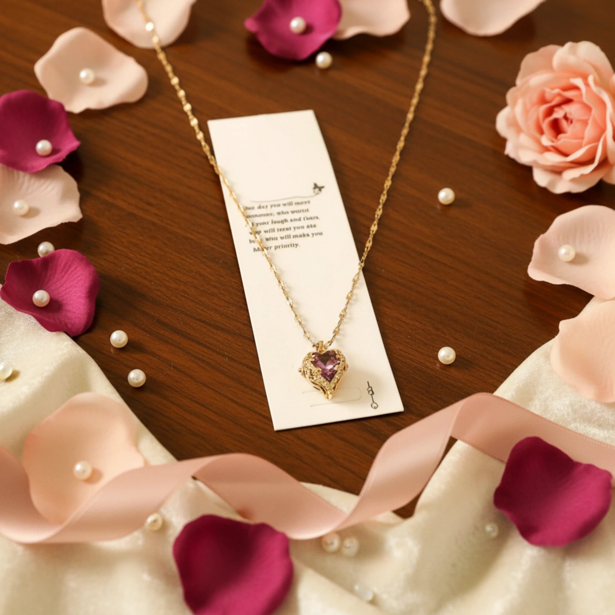 Collier "Cœur Précieux"