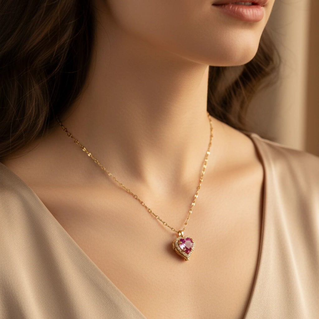Collier "Cœur Précieux"