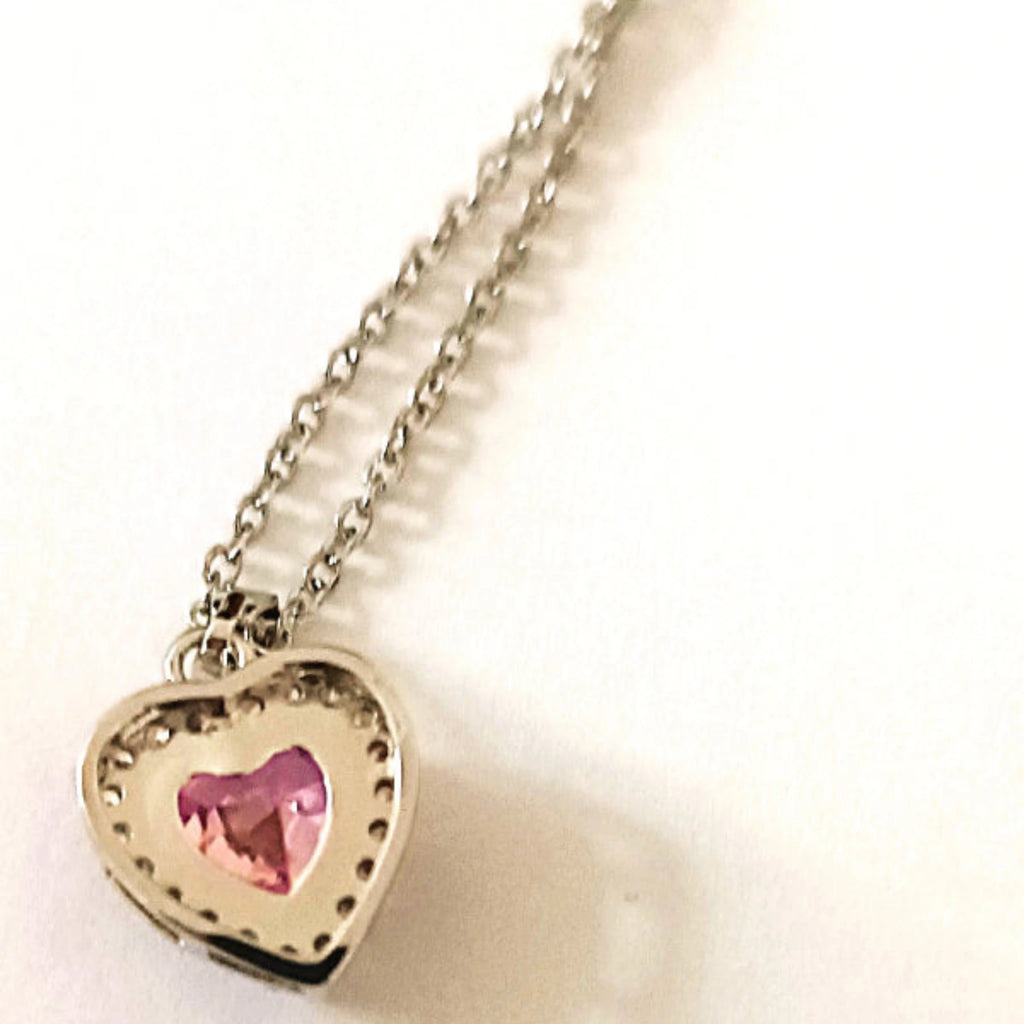Collier "Cœur de Rosée" 