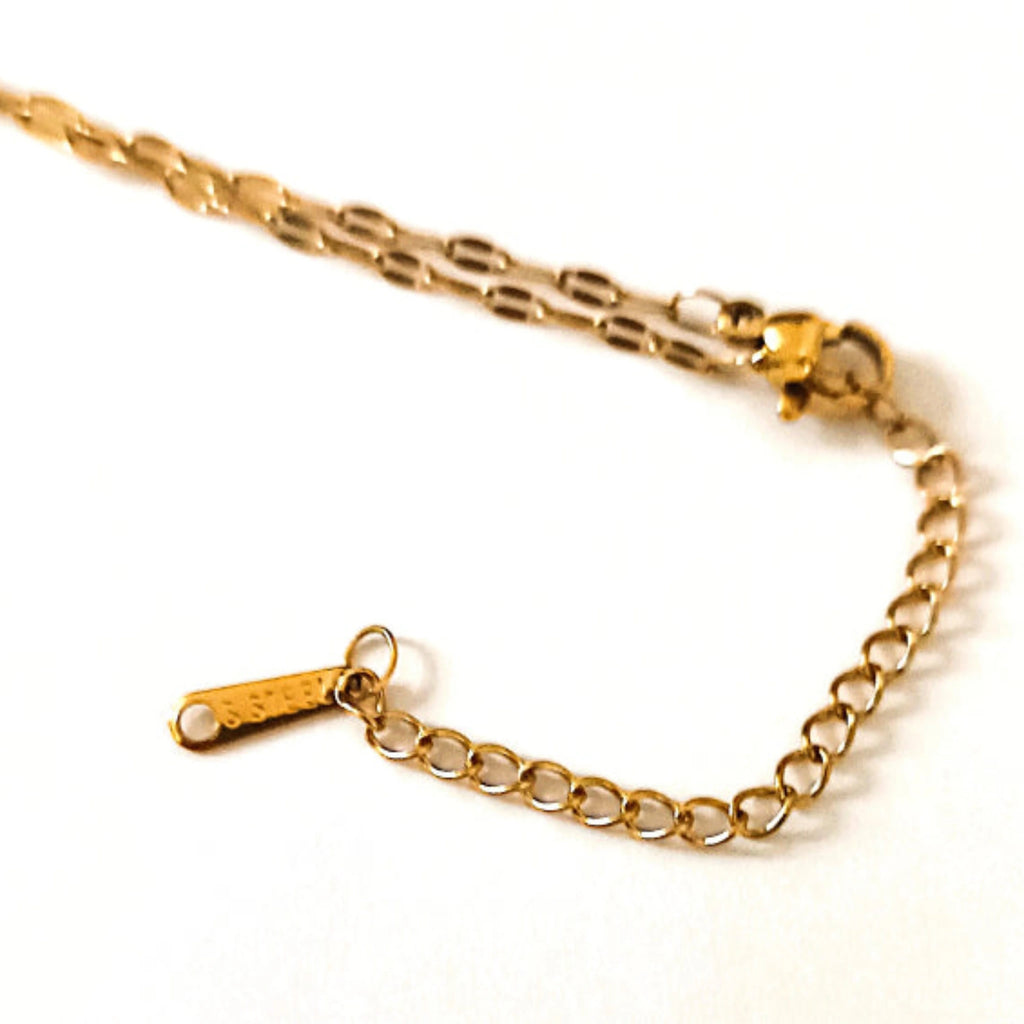 Collier "Cœur Royal" – Acier Inoxydable & Zirconium