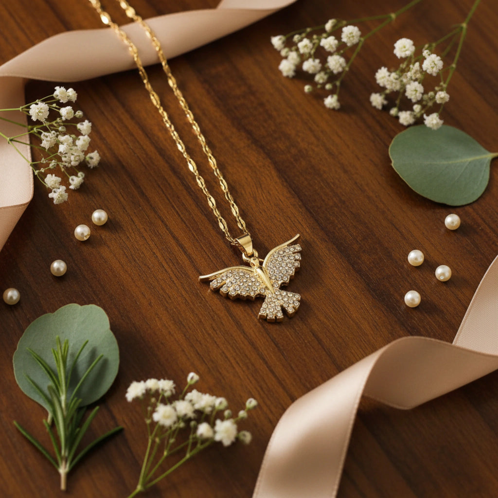 Collier "Oiseau de Lumière" 