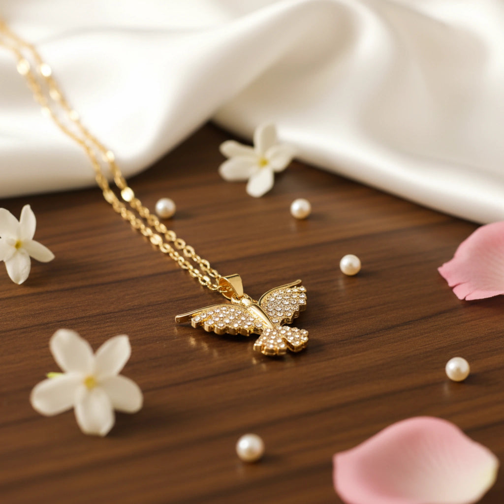 Collier "Oiseau de Lumière" 