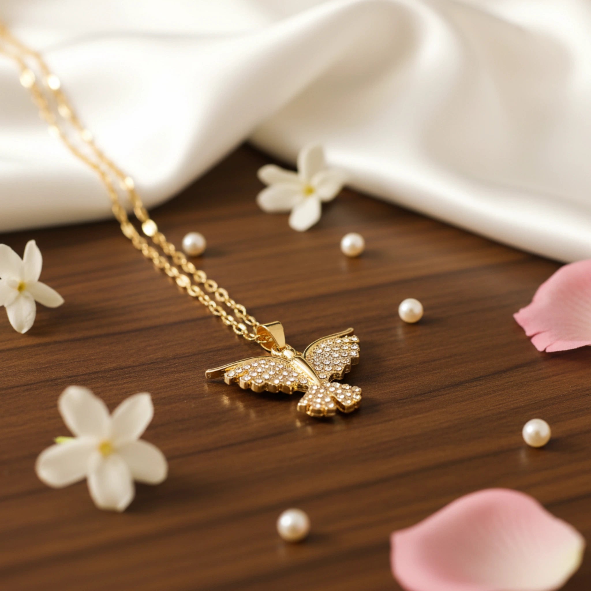 Collier "Oiseau de Lumière" 