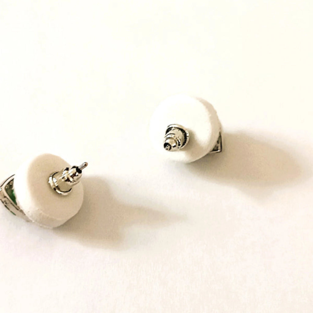 Boucles d'Oreilles "3 couleurs de Cœur Étincelant" 