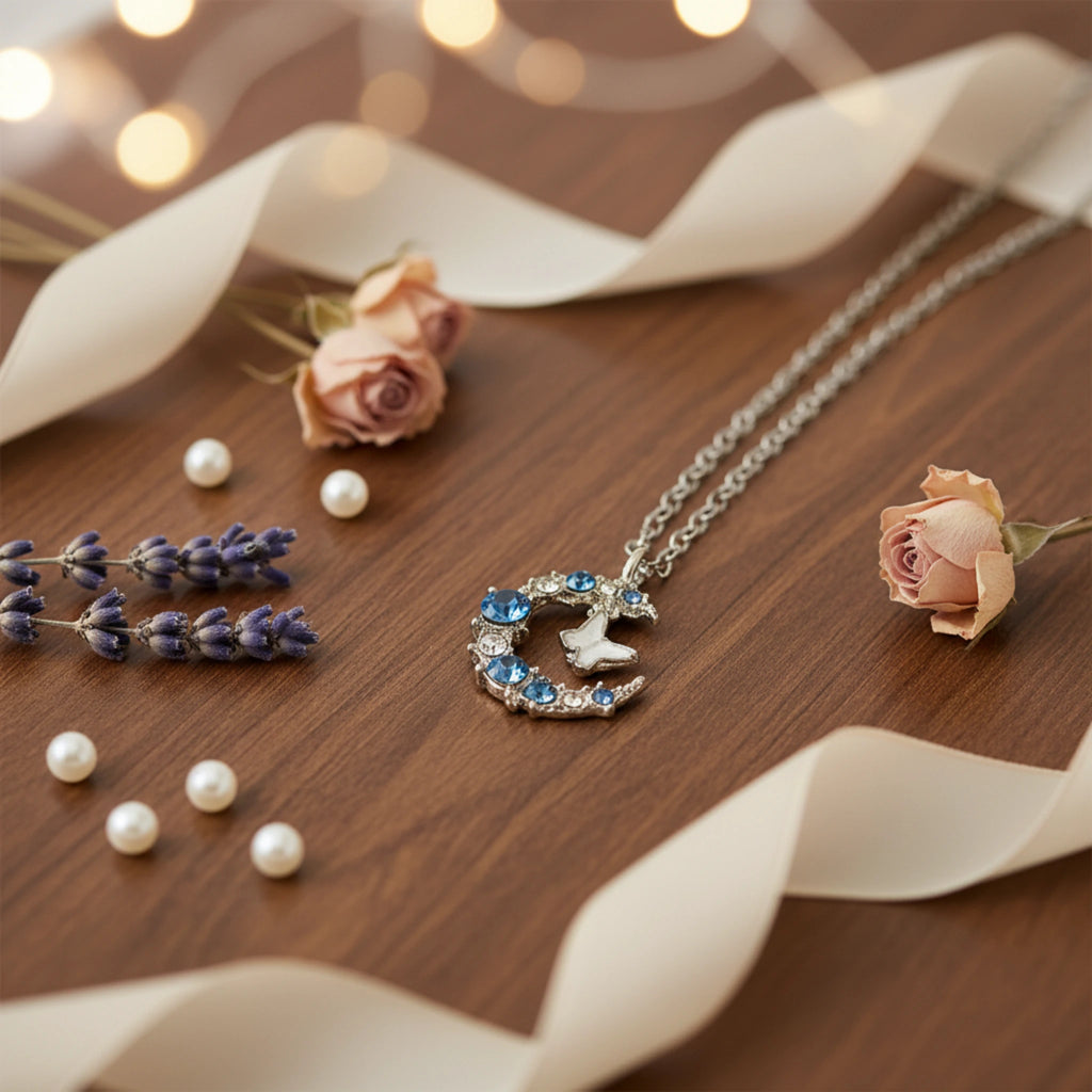 Collier "Clair de Lune Céleste" 