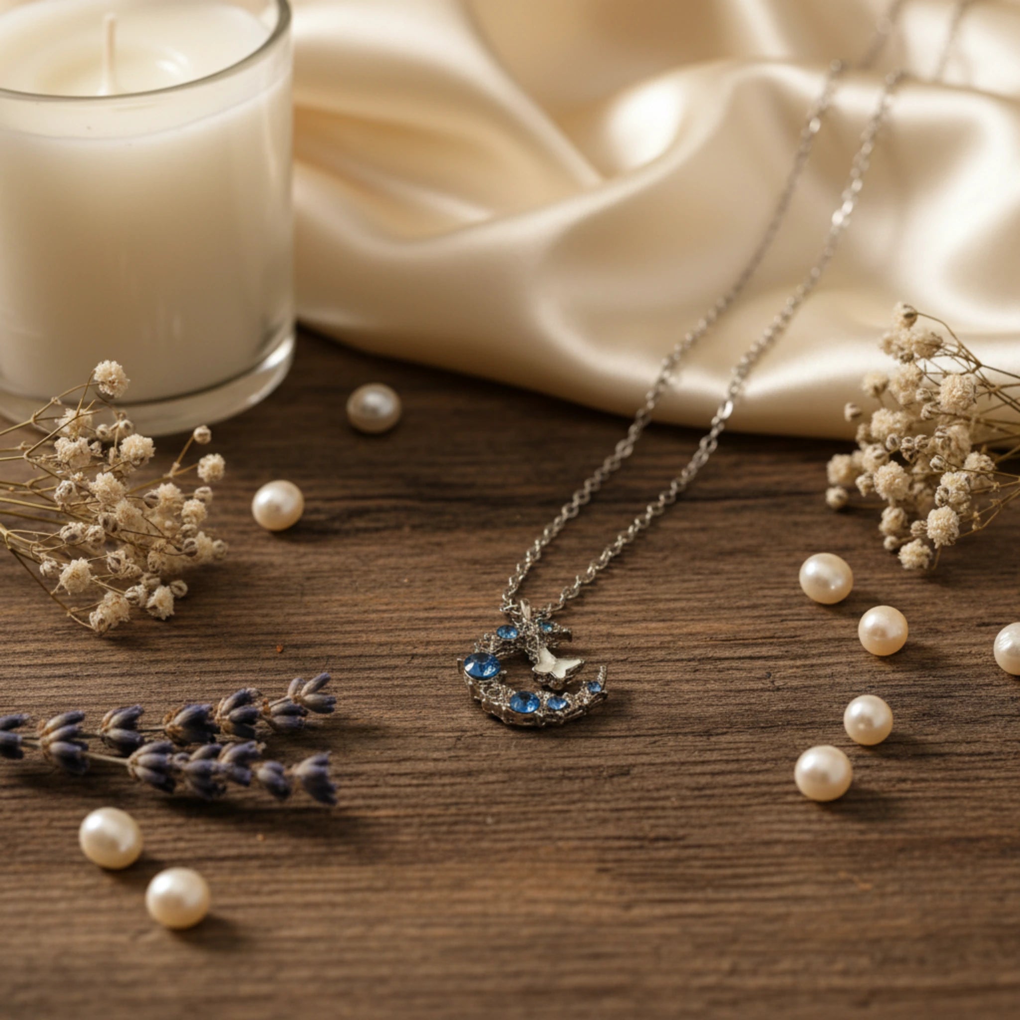Collier "Clair de Lune Céleste" 