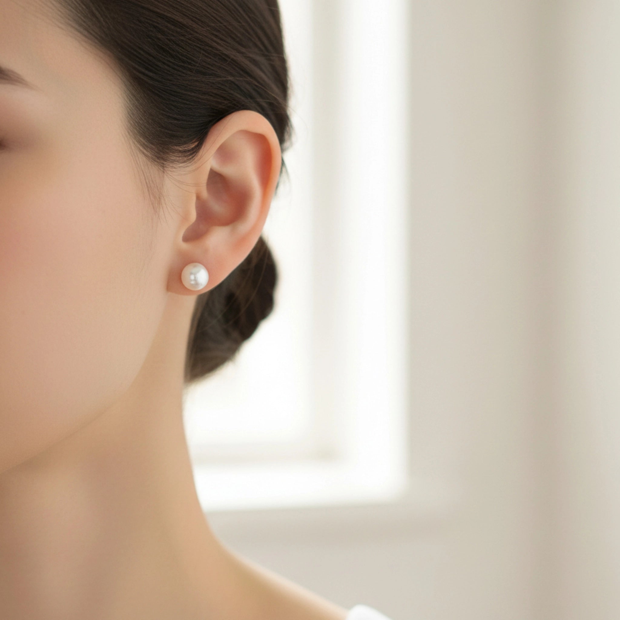 Boucles d'Oreilles "Perles Intemporelles" – 8 couleurs disponibles