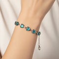 Bracelet "Rivières de Cœurs" – Acier Inoxydable & Éclat Cristallin