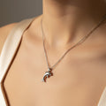 Collier "Grand Bleu" - Pendentif Dauphin Argenté