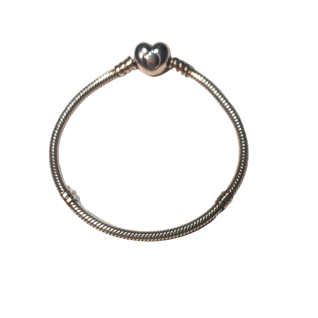 Bracelet Pandora Moments - Maille Serpent & Fermoir Cœur