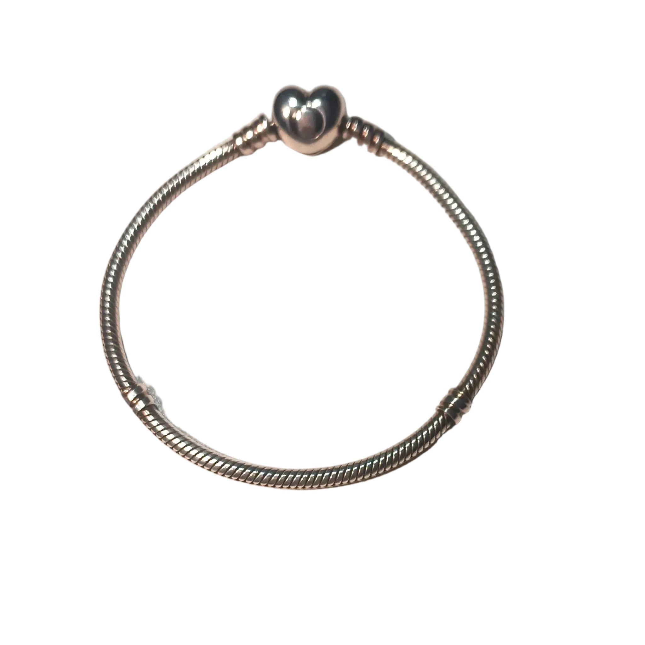 Bracelet Pandora Moments - Maille Serpent & Fermoir Cœur