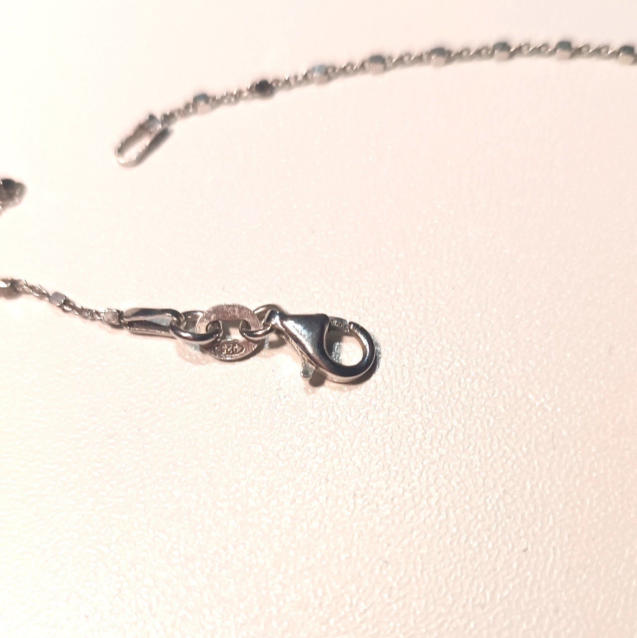 Collier "Double Cœur" en Argent Massif 925