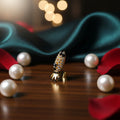 Bague d'Ongle Reine Soleil - Strass & Noir