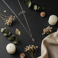 Collier Pendentif "Sinuosité Star" - Argent 925 & Zirconium