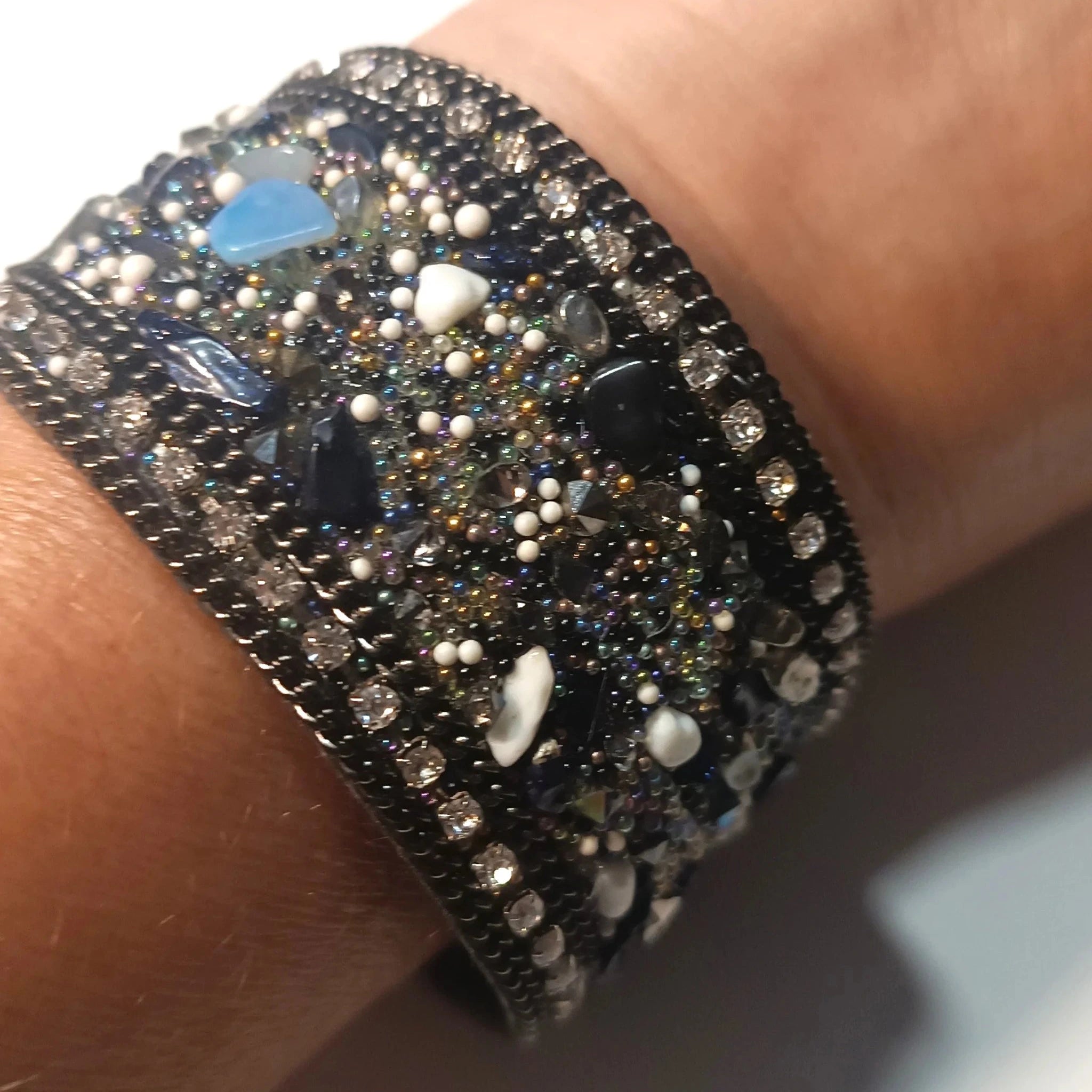 Bracelet Manchette "Nuit Étoilée"