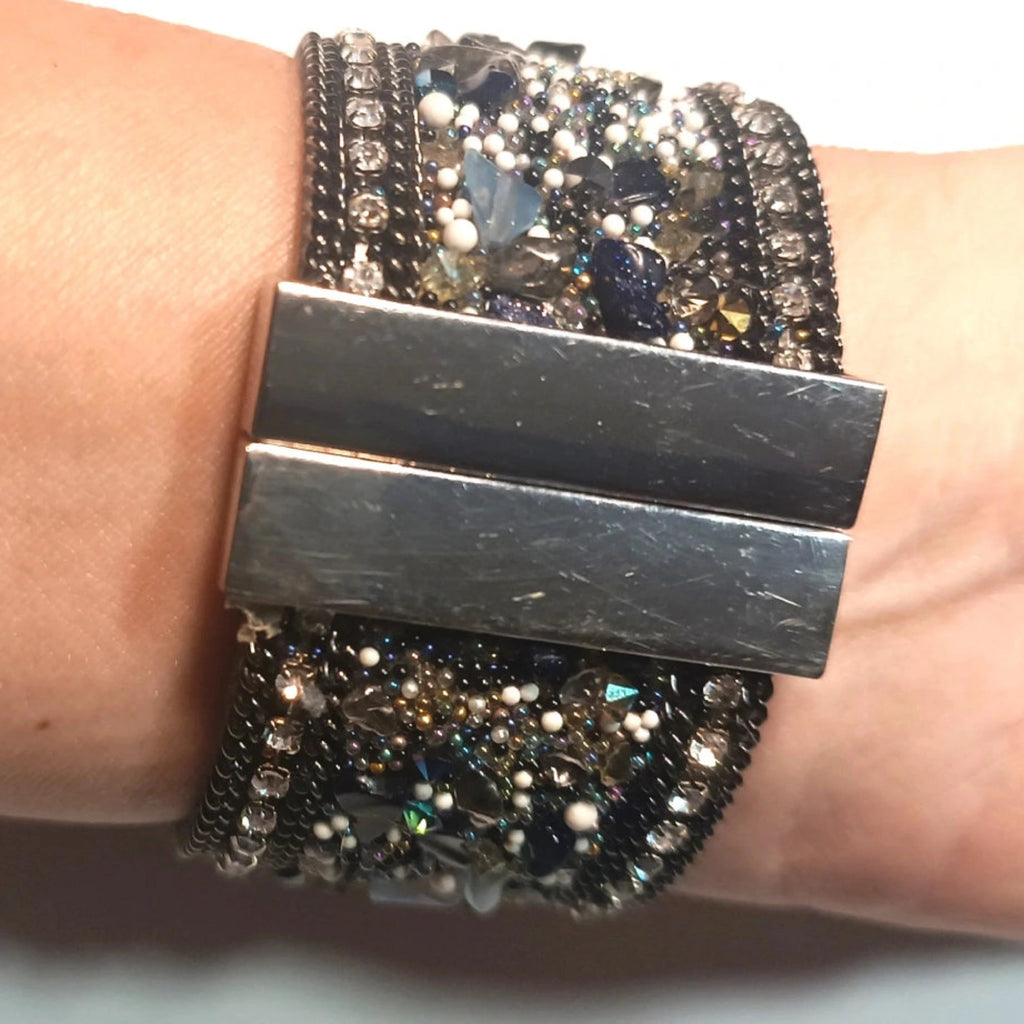 Bracelet Manchette "Nuit Étoilée"