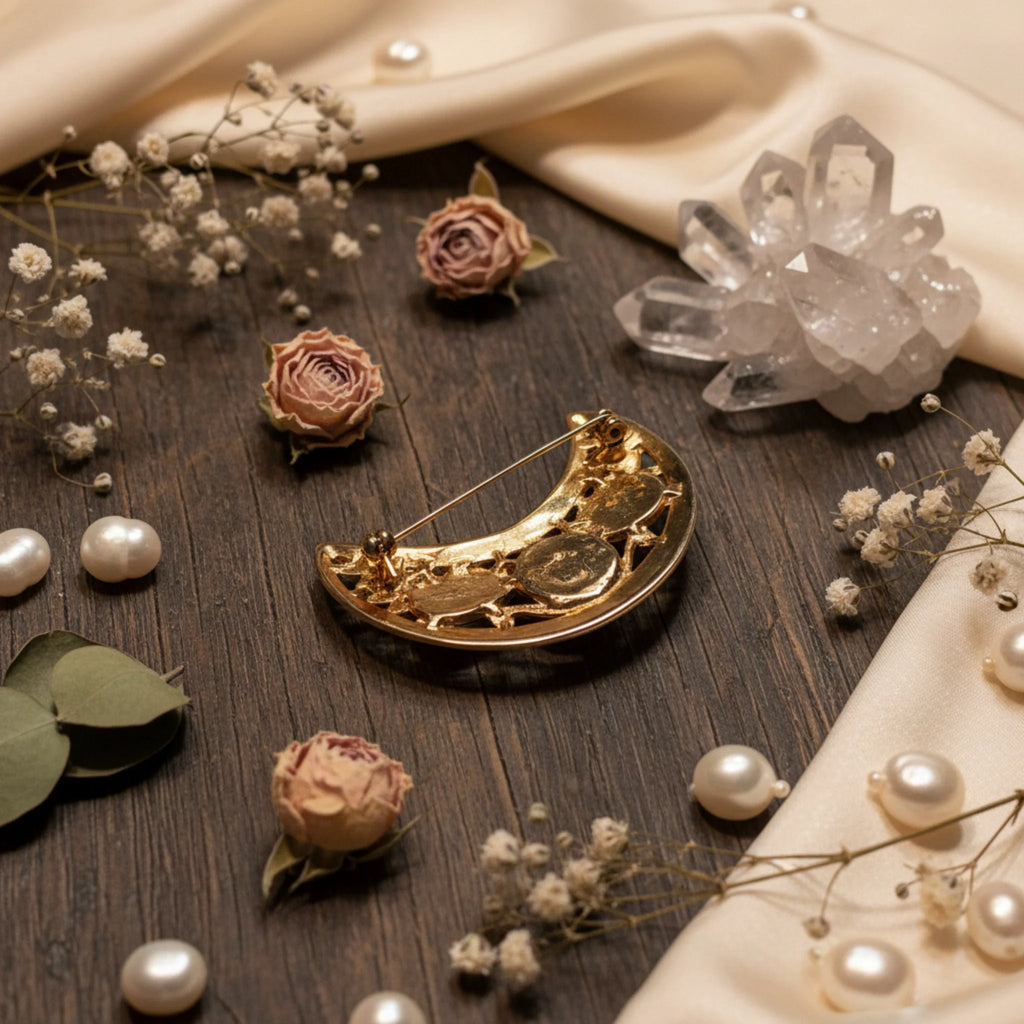Broche lune