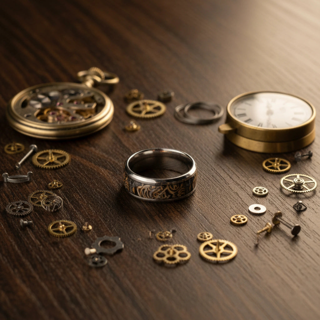 Bague Engrenages d'Horlogerie et Mécanique en Acier Inoxydable 304L