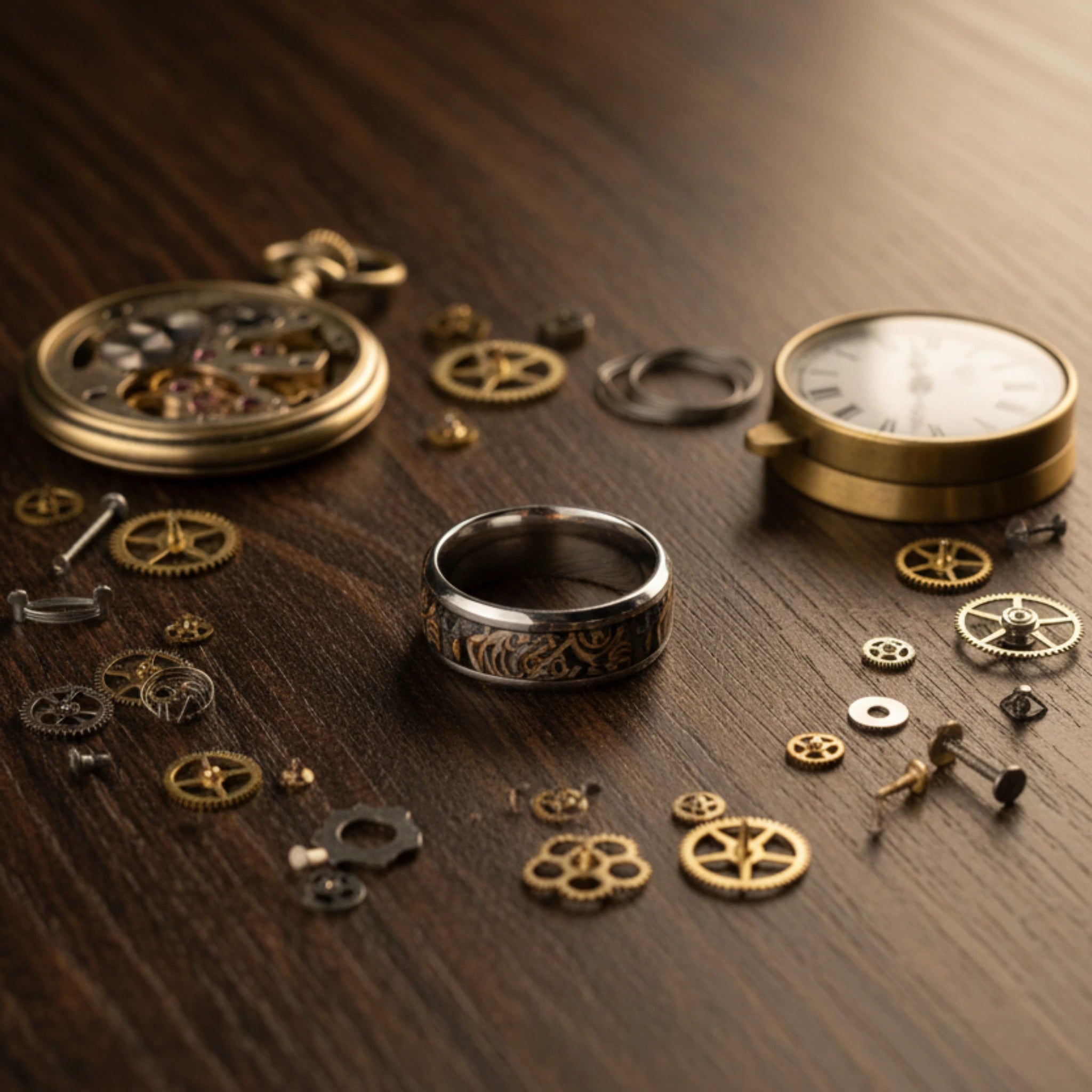 Bague Engrenages d'Horlogerie et Mécanique en Acier Inoxydable 304L