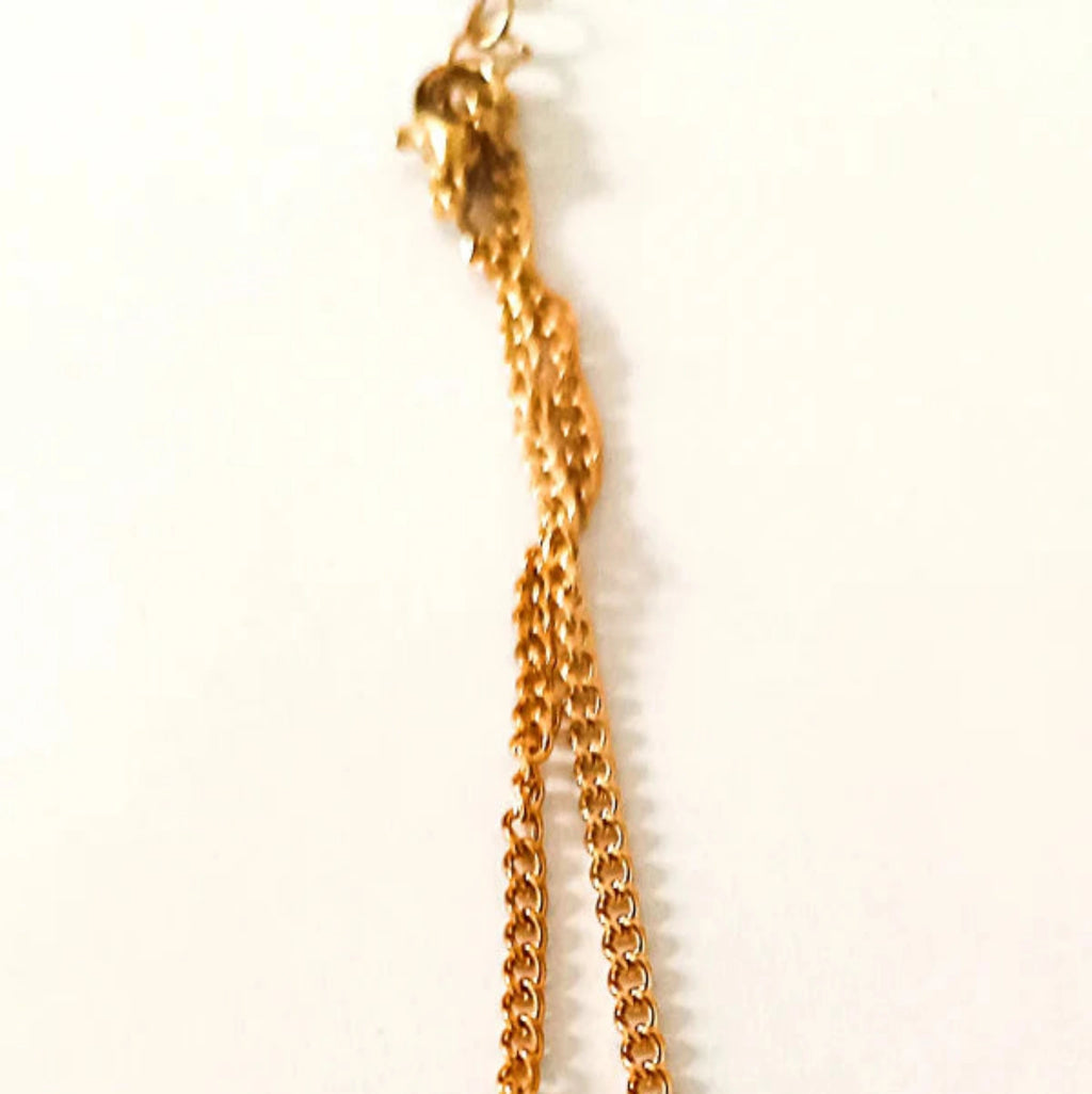 Bracelet Médaille "Monnaie Antique" – Chaîne Dorée Élégante