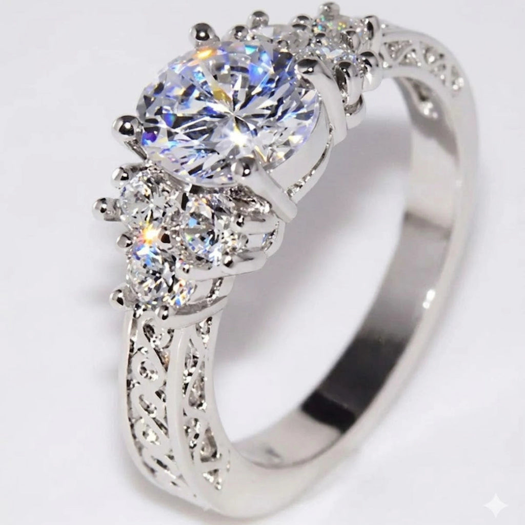 Bague de Fiançailles "Éclat Royal" 