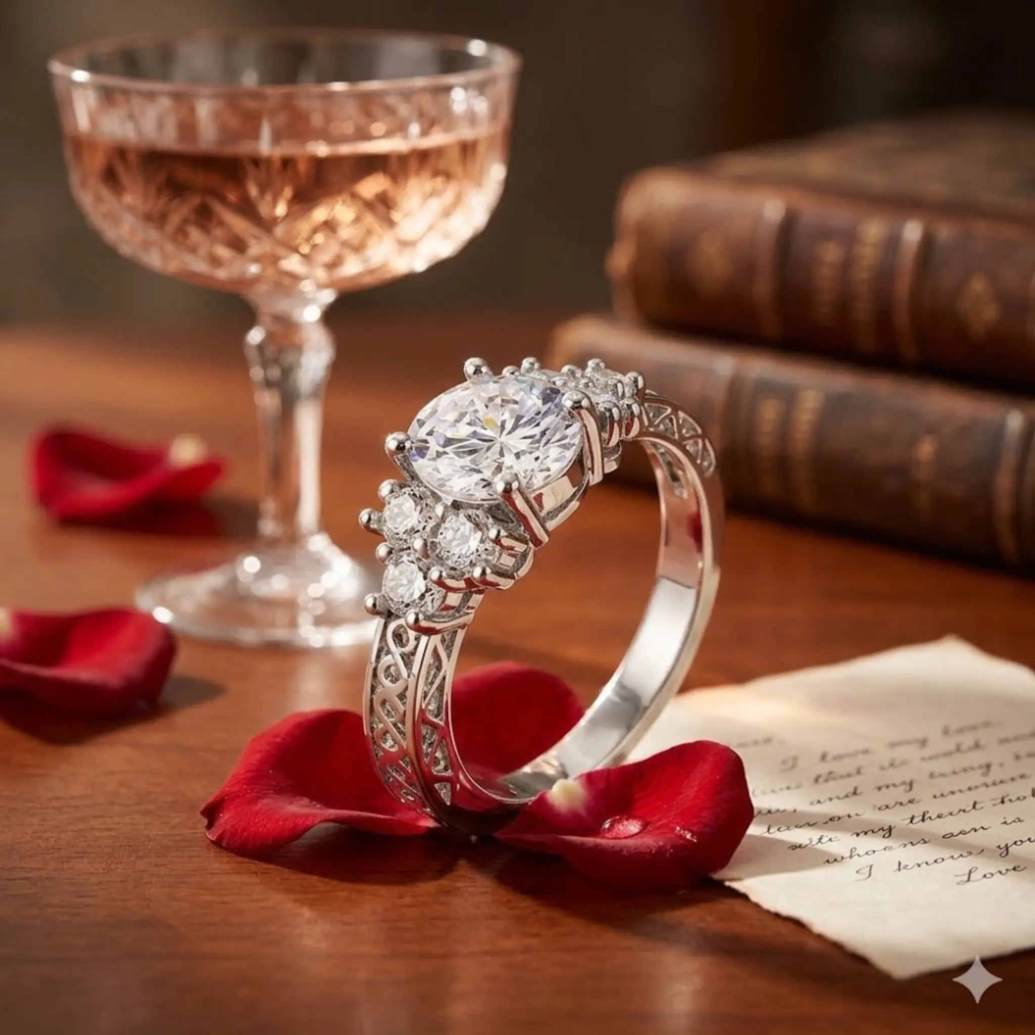 Bague de Fiançailles "Éclat Royal" 