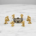 Bague Baroque Chérubins et Arabesques en Acier Inoxydable 304L